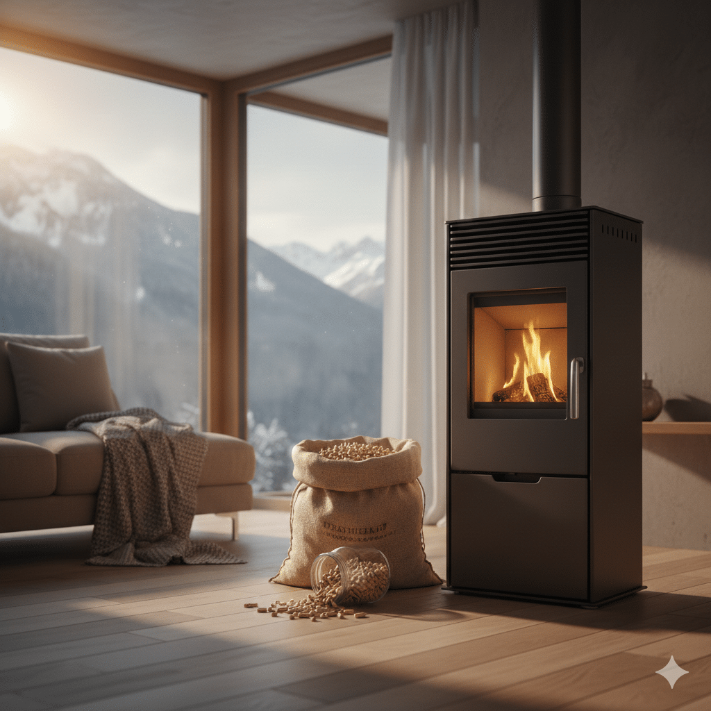 Quanto consuma una stufa a pellet al giorno?