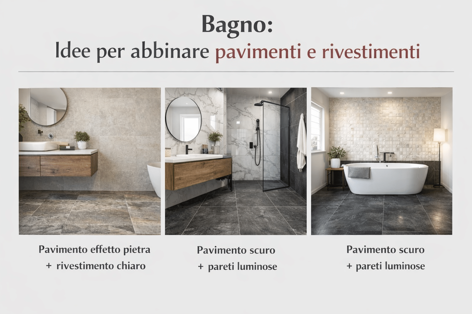 Come abbinare pavimenti e rivestimenti: guida pratica