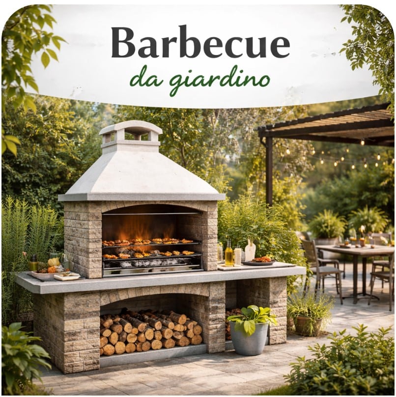 Barbecue da giardino: qualità e design da Treccani Ceramiche