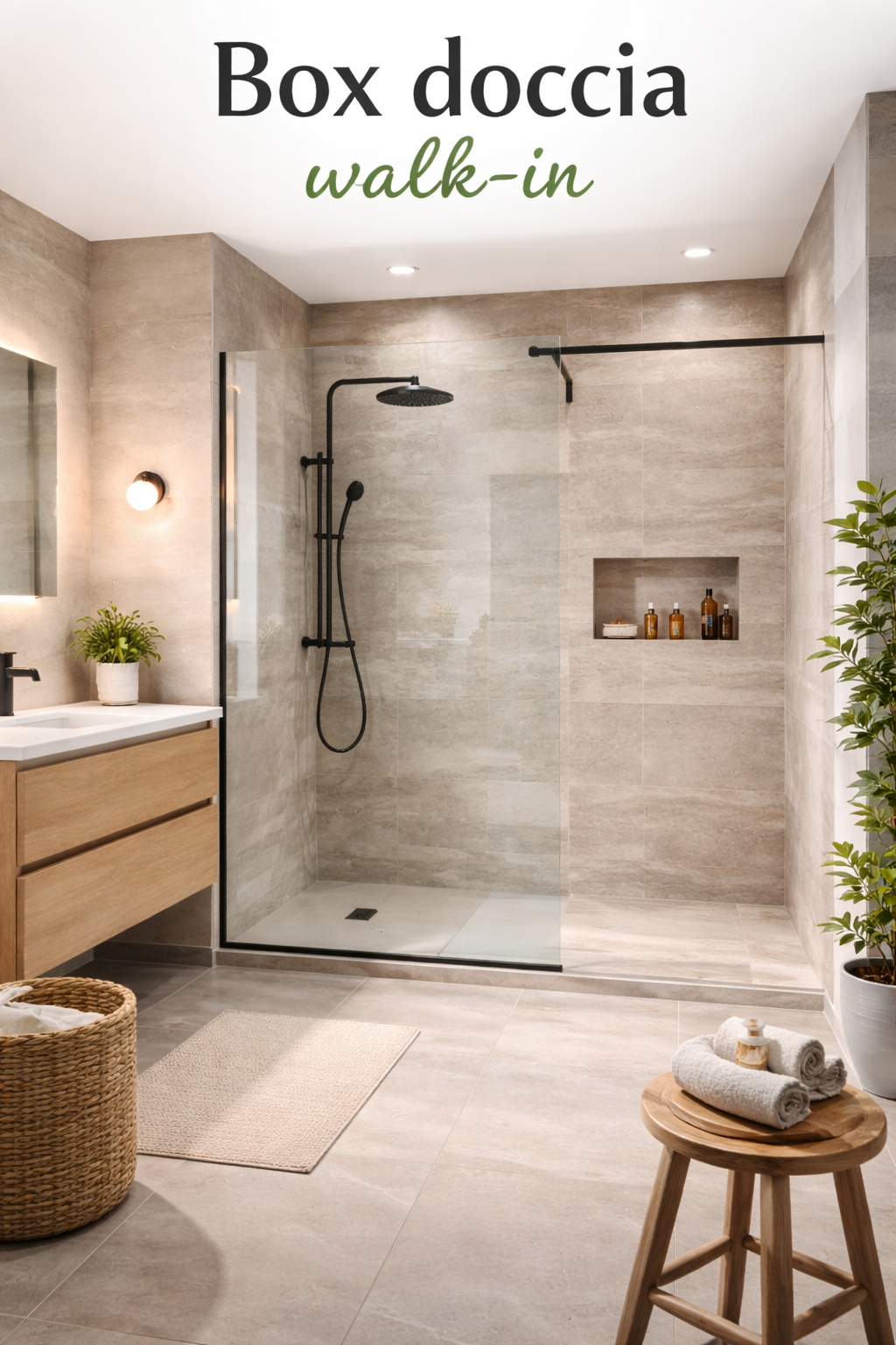 Box doccia walk-in: cos’è? È comoda?