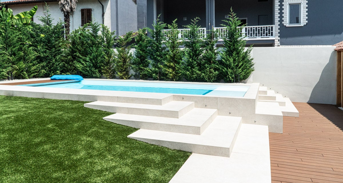 Pavimentazione Piscina interrata