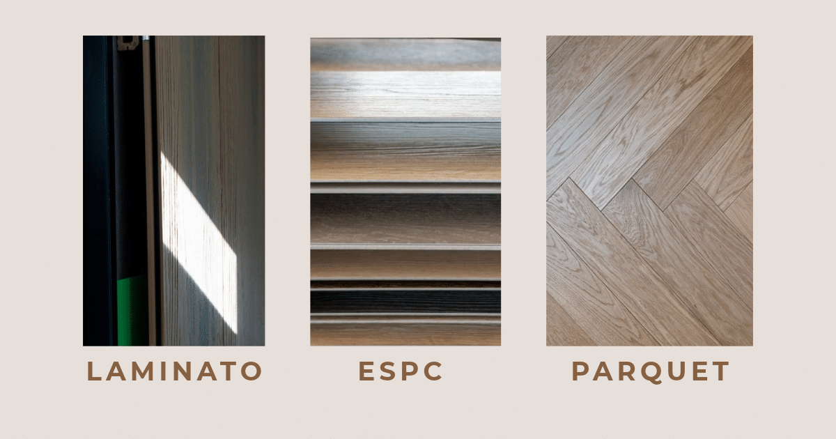 Parquet, ESPC o gres effetto legno? Tre soluzioni a confronto